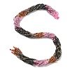 Gradient Color Natural Colorful Tourmaline Beads Strands G-P556-A02-01-2