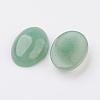 Natural Green Aventurine Flat Back Cabochons G-G741-18x25mm-14-2