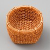 Resin Rattan Basket Mini Model DJEW-CJC0002-04I-01-1