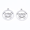 Non-Tarnish 201 Stainless Steel Pendants X-STAS-T044-198P-1