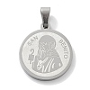 Religion 304 Stainless Steel Pendants STAS-Z098-32P-1