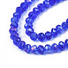 Electroplate Glass Beads Strands LS-EGLA-A034-T8mm-B27-3