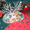 Christmas Themed Transparent Acrylic Beads MACR-SP0001-30B-4