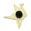 Paper Crane & Rose Flower Alloy Enamel Pin Backs for Clothes for Women LS-JEWB-F043-02A-2