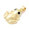 Brass Micro Pave Cubic Zirconia Pendants KK-H529-55A-G-2