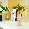 Bust Wooden Necklace Display Stands NDIS-WH0009-17-6