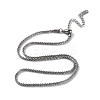 Non-Tarnish 304 Stainless Steel Spike Link Chain Necklace NJEW-D045-06P-1