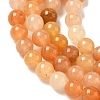Natural Red Aventurine Bead Strands G-P257-02-6mm-01-4