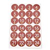 Christmas Advent Calendar Stickers DIY-L050-A05-1