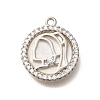 Brass Shell Pendants KK-B127-09P-1
