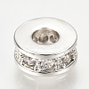Brass Micro Pave Cubic Zirconia Beads ZIRC-Q013-141P-1