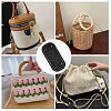 3Pcs 3 Colors Oval PU Leather Knitting Crochet Bags Nail Bottom Shaper Pad DIY-CL0002-16-4