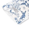 Chinoiserie Floral Printed Plastic Gift Storage Tote Bags PL-CBAAD12-02-3