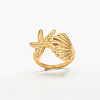 Brass Cuff Open Rings for Women IE5954-1-3