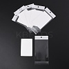 100Pcs Rectangle Paper One Pair Earring Display Cards with Hanging Hole CDIS-YW0001-02B-3