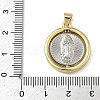 Religion Brass Pendants KK-L257-06GP-02-3