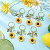 Acrylic Alloy Enamel Keychains KEYC-JKC01166-1