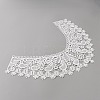Milk Silk Embroidered Floral Lace Collar DIY-WH0504-123A-2