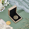 Rectangle PU Imitation Leather Coin Storage Boxes CON-WH0089-145C-4