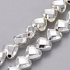 Electroplated Non-magnetic Synthetic Hematite Beads Strands G-G826-07S-1