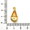 Rack Plating Brass Micro Pave Cubic Zirconia Pendants KK-L226-102G-Z-3