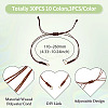 30Pcs 10 Styles Adjustable Waxed Polyester Cord Bracelet Making AJEW-TAC00052-3
