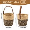 Woven Cotton Storage Baskets AJEW-WH20054-010C-3