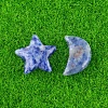 Natural Blue Spot Jasper Healing Moon & Star Ornaments X1-PW-WG13036-02-1