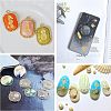 Alloy Cabochons PALLOY-OC0002-31G-7