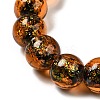 Handmade Dichroic Foil Glass Beads Strands DICH-U001-05D-3