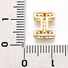 Brass Micro Pave Cubic Zirconia Charms KK-N254-217G-I-3