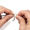 Waxed Cord Necklace Making with Iron Findings LS-NJEW-R229-2.0mm-5