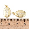 Brass Micro Pave Cubic Zirconia Pendants X-KK-G544-23G-3