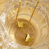 Elegant 304 Stainless Steel Butterfly Pendant Necklace for Women's Daily Wear GY2263-1-1