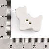 Dog Ceramic Buttons BUTT-I018-01E-01-3