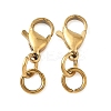 304 Stainless Steel Lobster Claw Clasps STAS-K313-01D-G-1