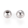 Tarnish Resistant 304 Stainless Steel Hollow Round Seamed Beads STAS-R032-6mm-2