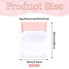15Pcs Rectangle EVA Resealable Packaging Bags ABAG-TA0001-28B-3