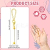 10Pcs 2 Colors Zinc Alloy Beadable Bar Pendant Decorations for DIY Crafts Jewelry Making AJEW-CJ0001-50-2