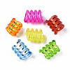 Transparent Acrylic European Beads X-TACR-S149-22-1
