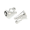 Cheerleader Megaphone Tibetan Style Alloy Pendants TIBEP-NH0001-01D-AS-2