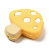 Mushroom Food Grade Eco-Friendly Silicone Focal Beads LS-SIL-Z005-01D-2