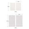 200Pcs 2 Style Cardboard Display Cards and OPP Cellophane Bags CDIS-LS0001-05A-2