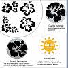 4Pcs 4 Styles PET Waterproof Self-adhesive Car Stickers DIY-WH0308-225A-096-4