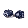 Natural Sodalite Cat Paw Print Figurines DJEW-N003-03C-2