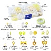 DIY Round Acrylic & Glass Beads Bracelets Jewelry Kits DIY-FS0006-29E-4