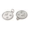 Eco-Friendly Brass Micro Pave Clear Cubic Zirconia Pendants KK-M246-27P-2