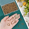 120Pcs Tibetan Style Alloy Toggle Clasps STAS-SP0001-62-3