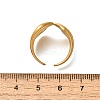 Bowknot 304 Stainless Steel Open Cuff Rings for Women LS-RJEW-G339-05G-02-3