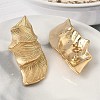 304 Stainless Steel Leaf Stud Earrings EJEW-K268-54G-3